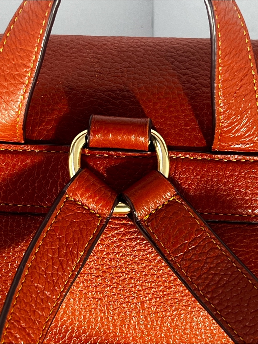 Coach Strawberry Print Signature Backpack with Wallet & Card Case - Red/Tan - Picture 12 of 16